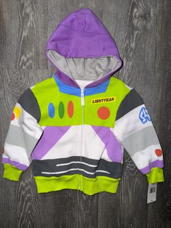 Disney Pixar Buzz Lightyear Kids Zip-Up Hoodie