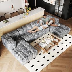 Modular Sectional Sofa Set Chaise Lounge Cloud Couch ,