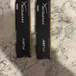 Hyper x Fury DDR4 Ram 
