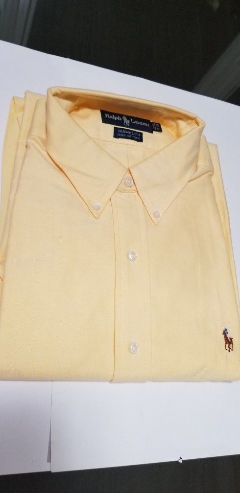Ralph Lauren Long Sleeve Shirt Yellow 