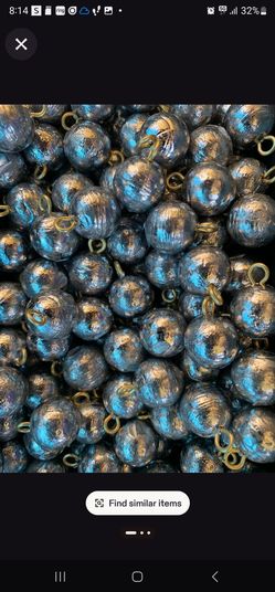 Fishing lead Weights cannon ball, pyramid, and river sinkers