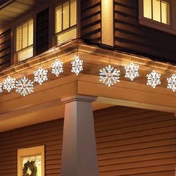 Snowflake Icicle Lights