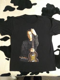 Paul Mc Cartney or Foriegner Concert Shirt