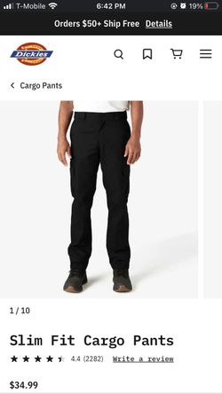 Dickies Cargo Work Pant Black 34x32