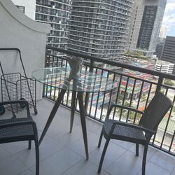 Outdoor Chairs And Table