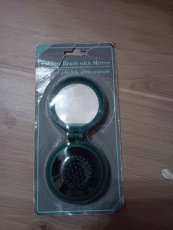 Folding Brush woth Mirror