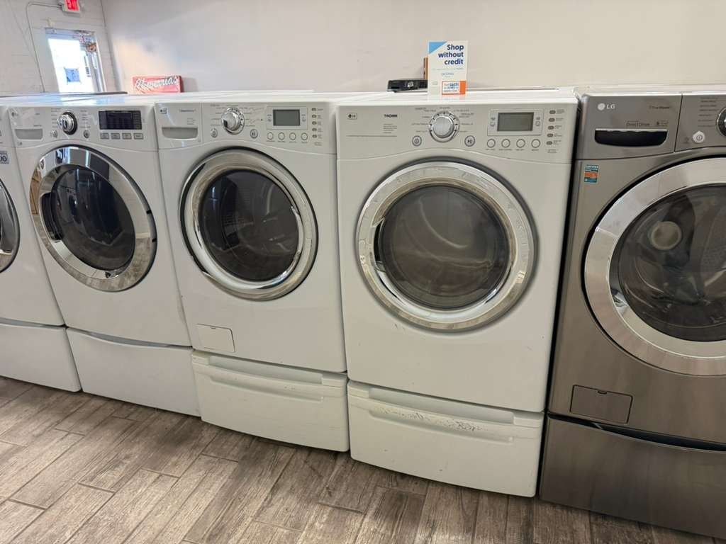 LG front load washer and dryer set electric with warranty
