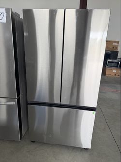 🔥 Samsung 24 cu. ft. Bespoke Counter Depth 3-Door French Door Refrigerator with AutoFill Water Pitcher BRAND NEW OPEN BOX