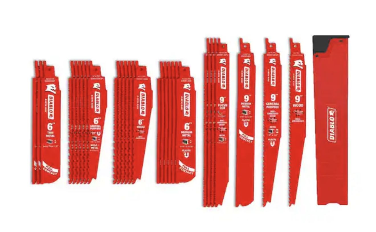 DIABLO Bi-Metal Reciprocating Saw Blade Set (28-Piece