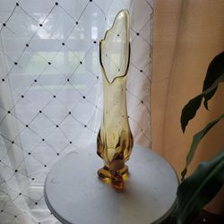 Viking Amber Swung Vase