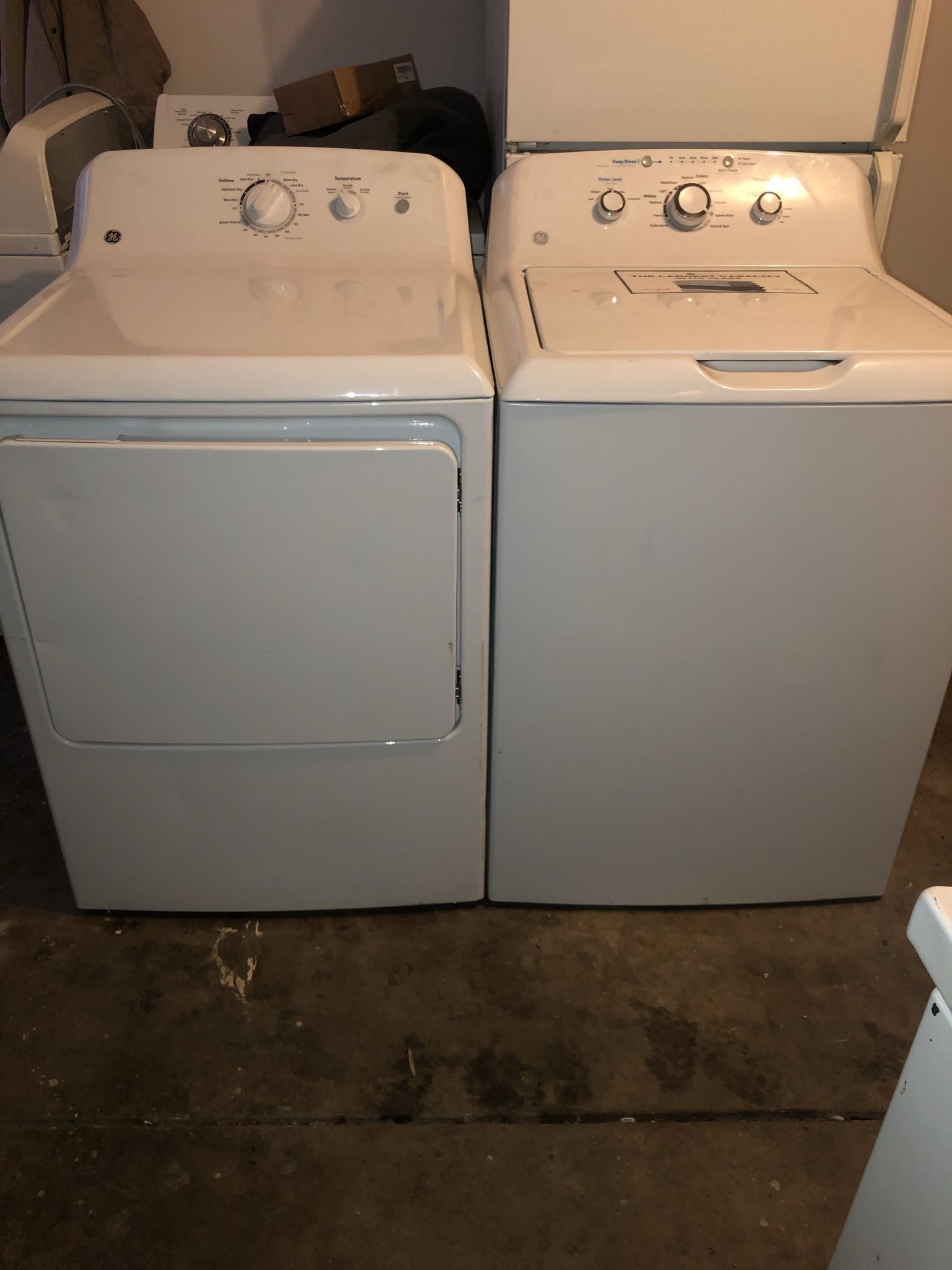 Washer And Dryer Set GE Gas