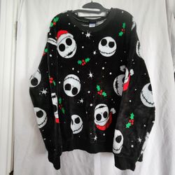 The nightmare before Christmas fuzzy sweater women’s 2x