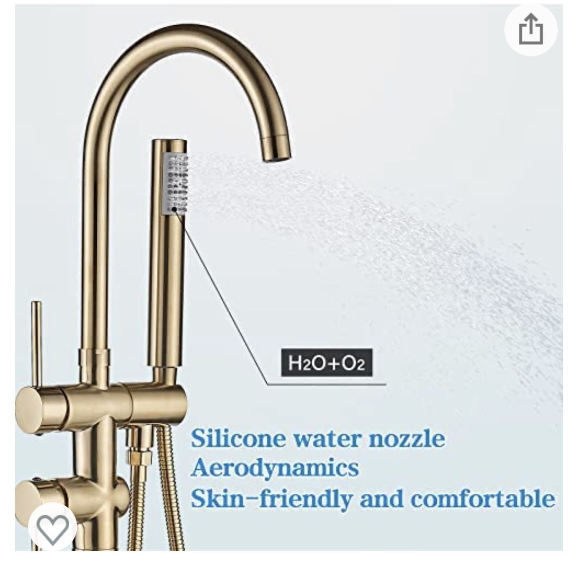 Bathtub Faucet Floor Mount Tub Filler