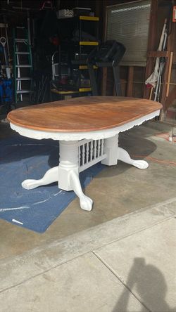 Refurbished kitchen table