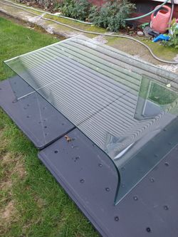 Glass Waterfall Coffee Table
