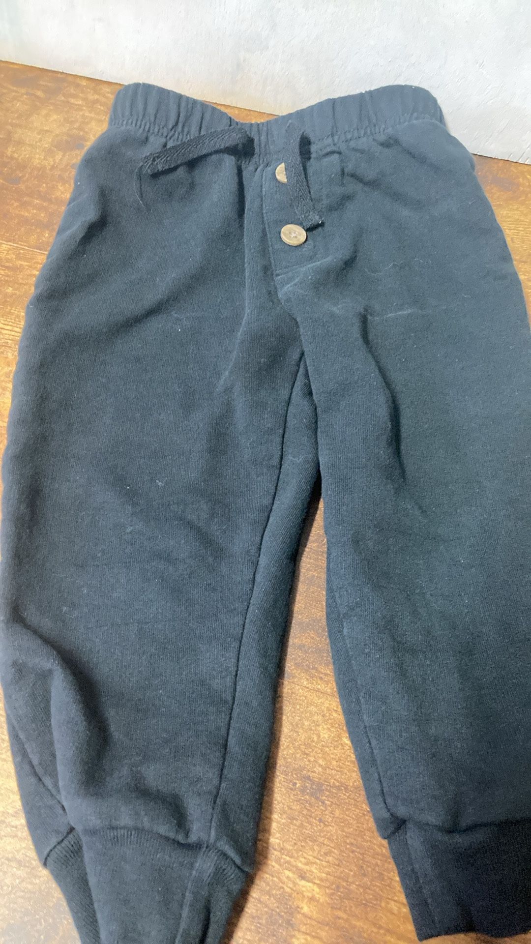 Boy Toddler Black Sweatpants 18 Months