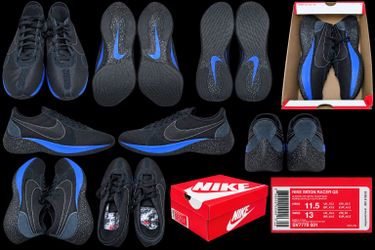 Brand new Nike Moon Racer QS Black Racer Blue Size 11.5