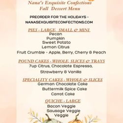 Fall Desserts