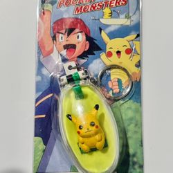 Vintage Pokemon Pikachu Keychain 