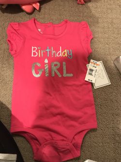 Baby Birthday girl onesie