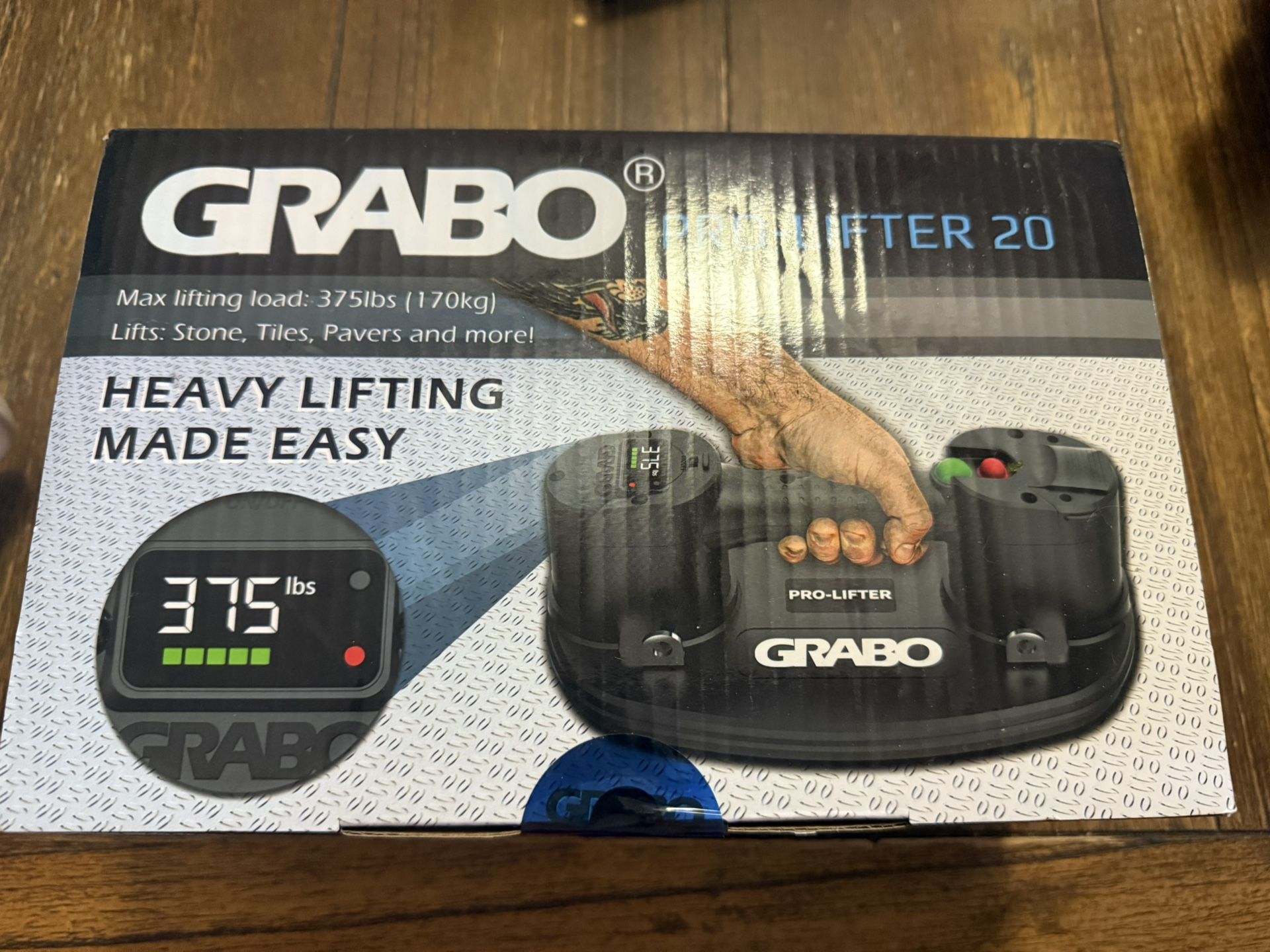 Grabo Pro Lifter 20 Electric Vacuum Suction Cup Lifter - New