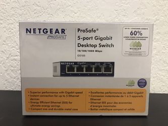 Switch Network GigabitNetgear(Switch de red).