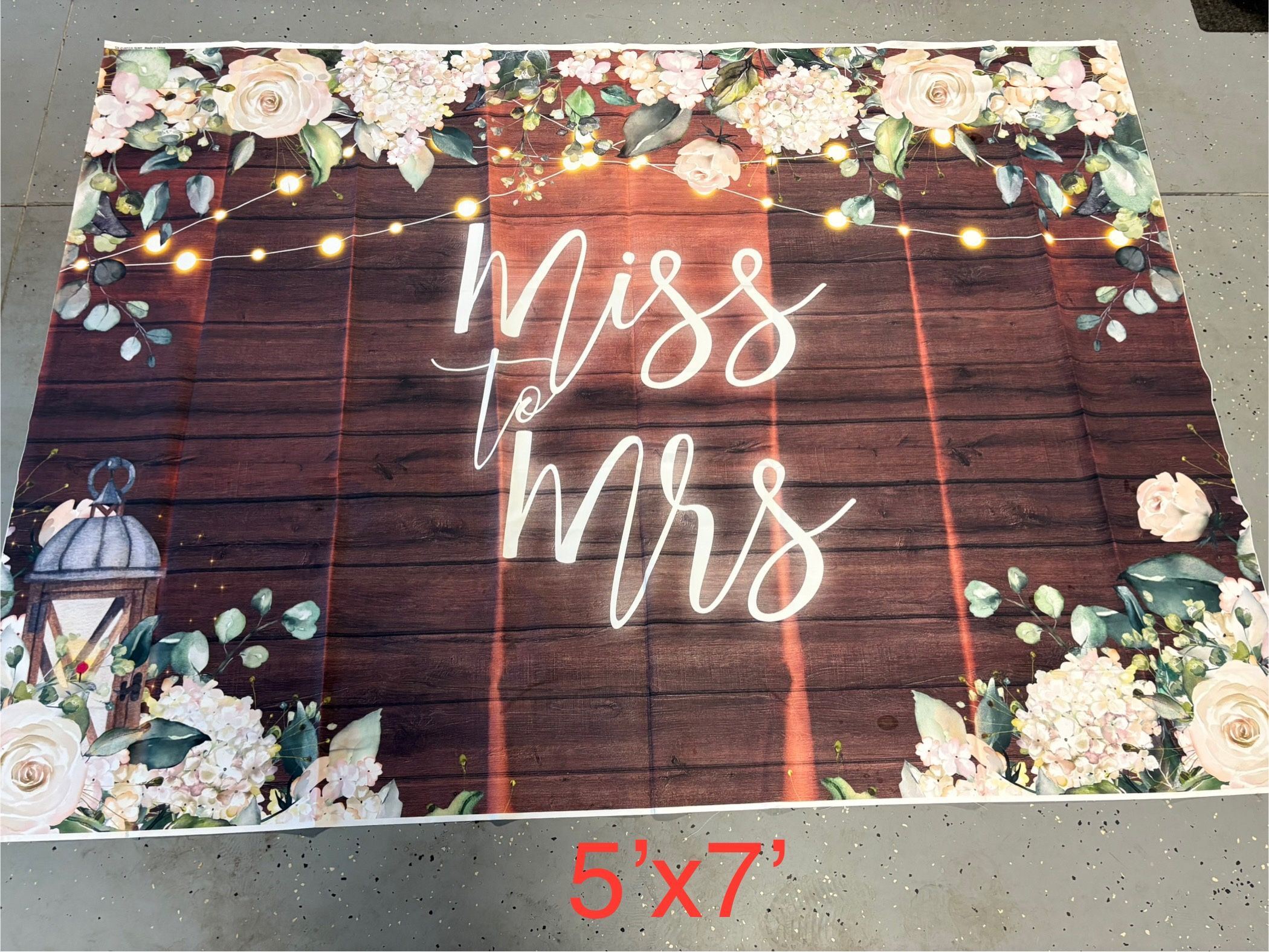 Wedding Banner Mr And Mrs