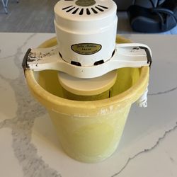 Free Delivery Fiberglass Old Fashioned Ice Cream Mixer Vintage Antique 