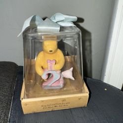 Disney Classic Winnie the Pooh Piglet Birthday Keepsake Figurine Age Two MIB