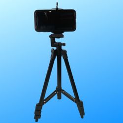 New, 46-Inch Tripod with Cell Phone Holder