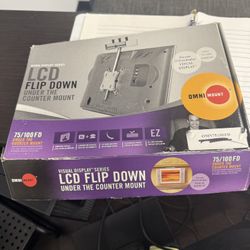 Omni Mount LCD Flip Down Under Cabinet Counter Mount 75/100 Fd