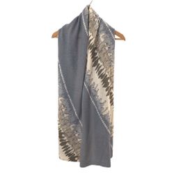 Blue Grey Scarf