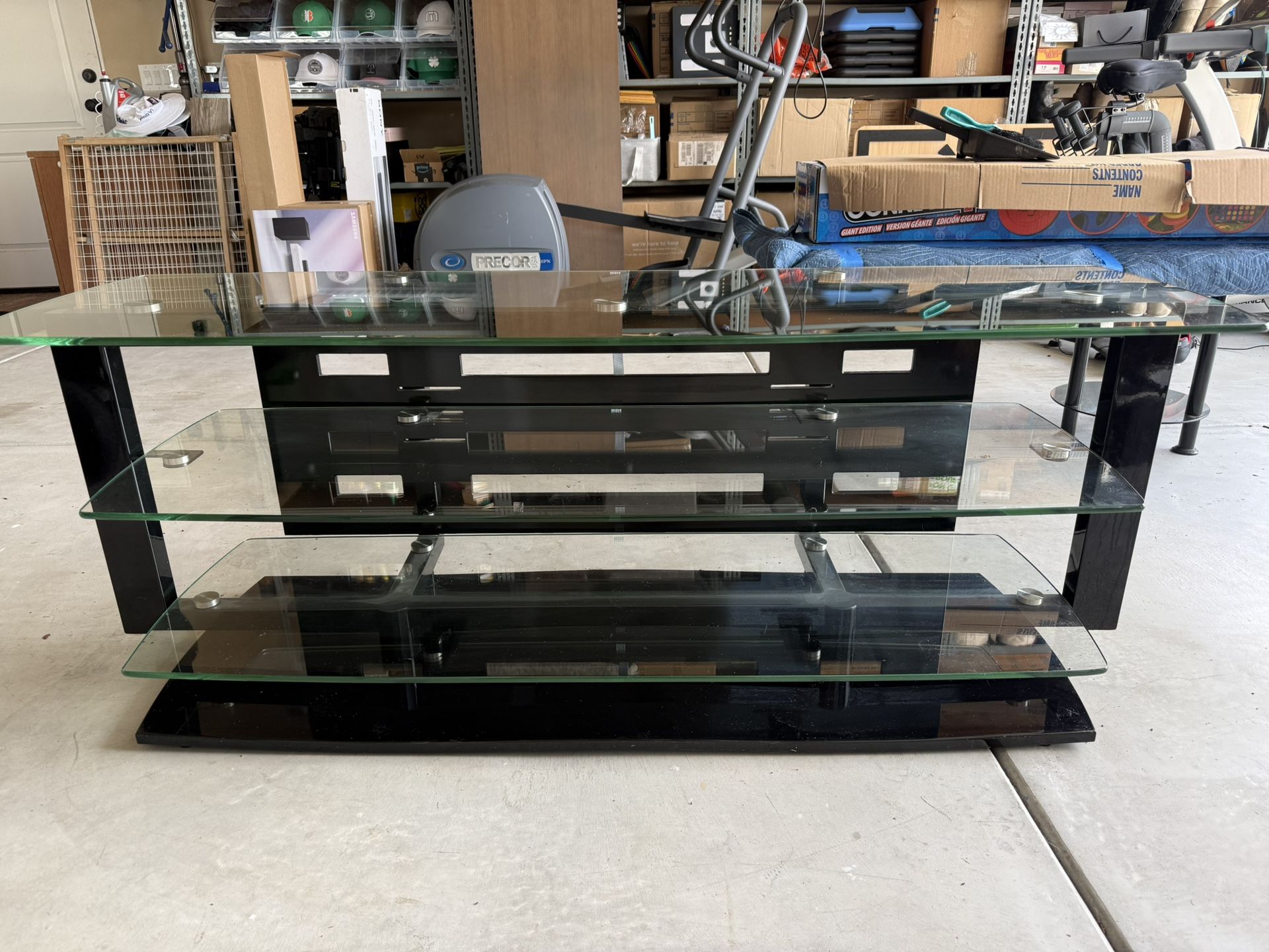 TV Stand - Tempered Glass
