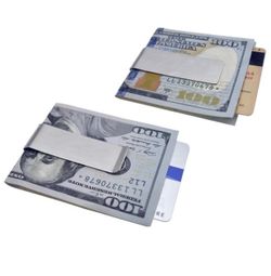 Stainless steel Money clip & card holder New