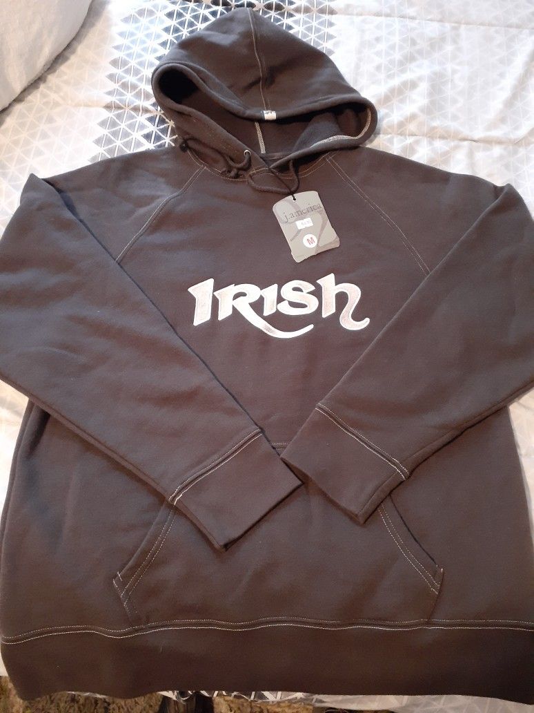 Men's Irish Hoodie Med