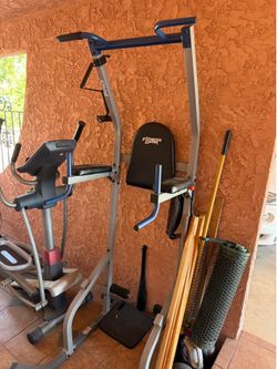 Fitness Gear PRO Power Tower – Pull-Up / Dip / Knee Raise Station