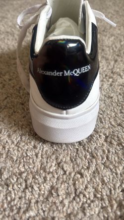 Alexander McQueen White Leather Low-Top Sneaker