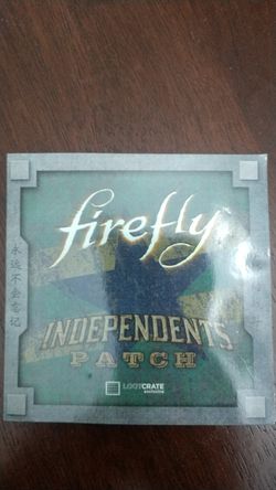 Loot Crate FIREFLY Independents Patch NEW