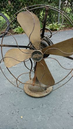 Vintage Star Rite BRASS BLADE fan