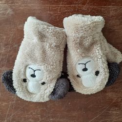 Kids Warm Puppy Mittens