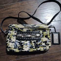 Kathy Van Zeeland Camo Purse