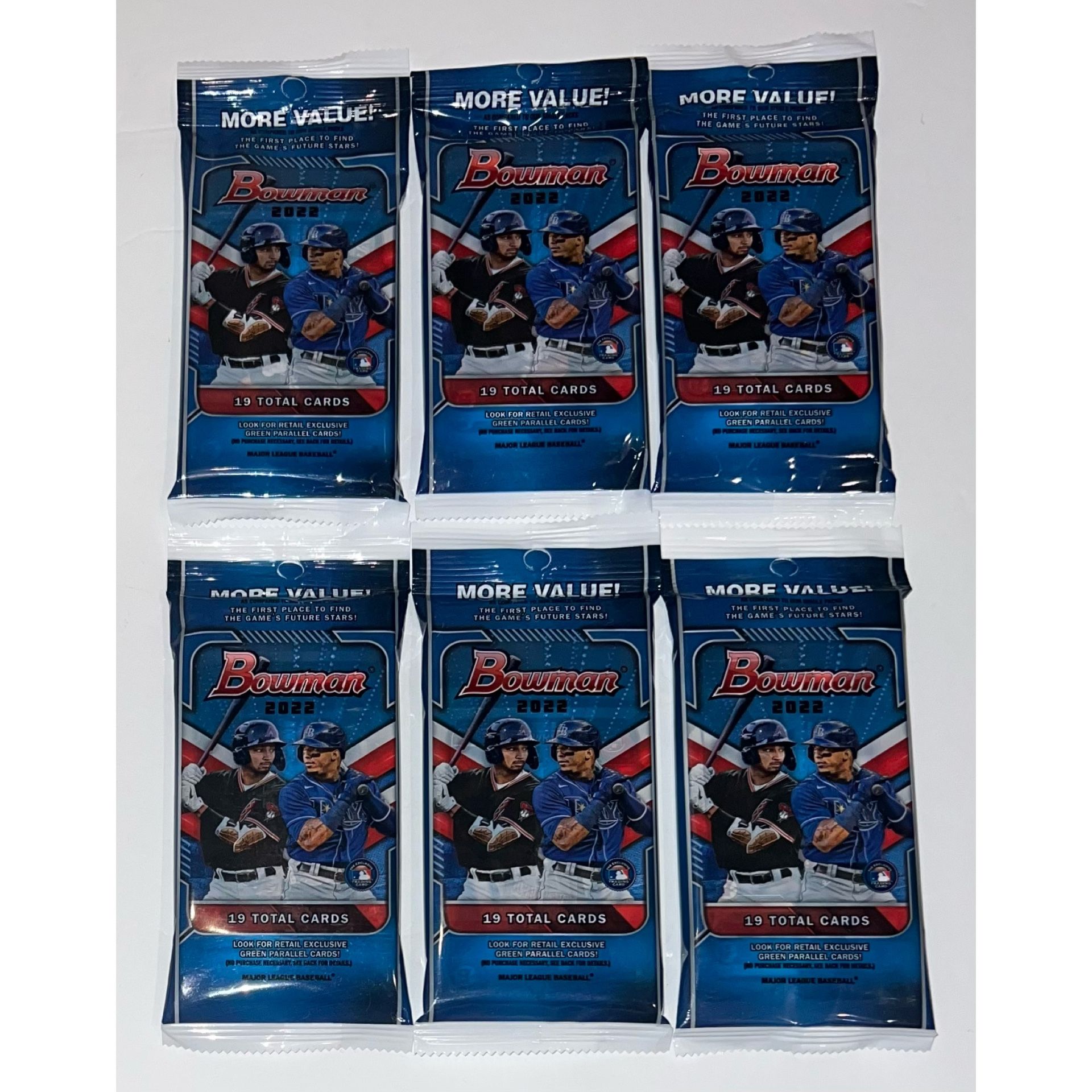 2022 Bowman Baseball Value Packs MLB Cards Fat Packs Cello Pack Elly De La Cruz 1st Bowman ?