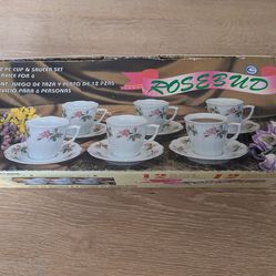 Tea cups and sausages