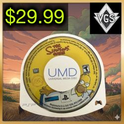 *CLASSIC* The Simpsons Game — PSP (UMD) — 2007
