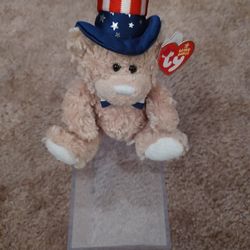 INDEPENDENCE BEAR BEANIE BABY 