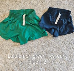 Lululemon Shake It out and Hotty Hot & Nike Pro shorts, prices below