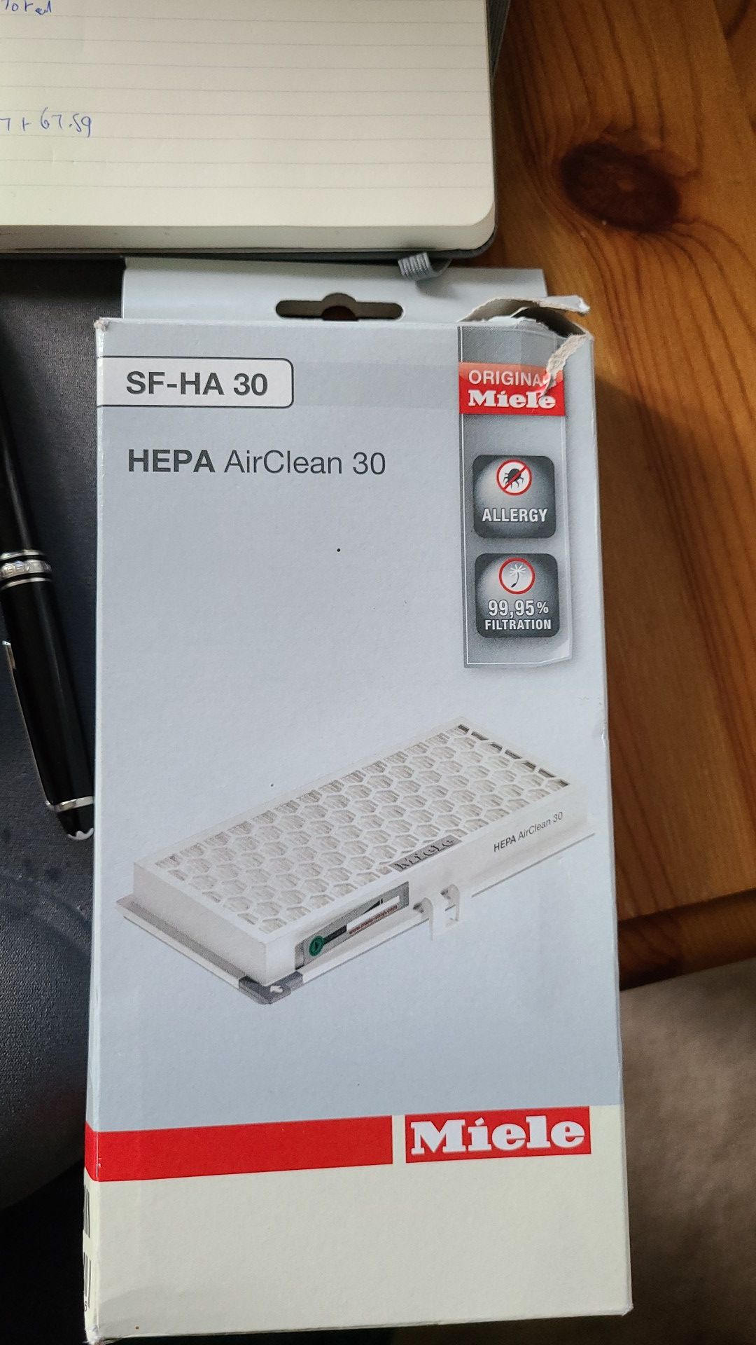 Miele SF-Ha 30 Hepa filter New
