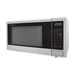 Sharp 1.1-Cu. Ft. Countertop Microwave with Alexa-Enabled Controls, Stainless Steel

