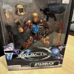 Vintage 1996 Trendmasters Battlestar Galactica Lt. Starbuck Action Figure Sealed 