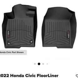 Weather tech Floor Mats - 2022 Honda Civic 
